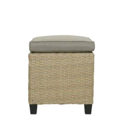 6pc Outdoor Rattan Wicker Set With Chairs, Ottomans & Table - Brown - WELLFOR -Sunnydaze Decor Store GUEST 938541bc d887 4ef8 8d76 5e4edfcdd944