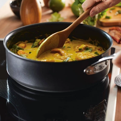 Anolon X Hybrid 3.5qt Nonstick Induction Saute Pan With Lid Super Dark Gray 9 Anolon X Hybrid 3.5qt Nonstick Induction Saute Pan With Lid Super Dark Gray - Image 7