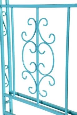 Evergreen Montebello Iron Garden Arbor, Coastal Blue- 53 X 84 X 23 Inches Fade And Weather Resistant Outdoor Decor 14 Evergreen Montebello Iron Garden Arbor, Coastal Blue- 53 X 84 X 23 Inches Fade And Weather Resistant Outdoor Decor -Sunnydaze Decor Store GUEST 94be2530 2be5 4dee b459 93c138e06e3d