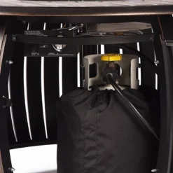 5pc Set With 44" Outdoor Aluminum Round Fire Table & 4 Deep Seating Swivel Rocking Chairs & Wind Blocker Lid - Oakland Living 24 5pc Set With 44" Outdoor Aluminum Round Fire Table & 4 Deep Seating Swivel Rocking Chairs & Wind Blocker Lid - Oakland Living -Sunnydaze Decor Store GUEST 94c63f52 4fb8 4296 a502 d6ebe869b98d