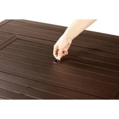 Oakland Living Aluminum Rectangle 48" X 36" 55000 BTUs Propane Outdoor Patio Dining Table With Fire Pit Glass With Two Covers 16 Oakland Living Aluminum Rectangle 48" X 36" 55000 BTUs Propane Outdoor Patio Dining Table With Fire Pit Glass With Two Covers -Sunnydaze Decor Store GUEST 9521d2b8 7bf6 4c20 be71 4804951e0a6f