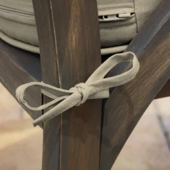 19" X 20" ProFoam Outdoor Rounded Back Seat Cushion Leala Tan - Arden Selections -Sunnydaze Decor Store GUEST 954887db 0c5b 4d11 a1d8 4989dc0f13c2