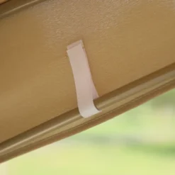 Outsunny 3 Person Outdoor Porch Swing Lounge Chair Bench With Canopy Top- Brown -Sunnydaze Decor Store GUEST 969b666f b9ee 4e0b a1f3 7d0d20b3e7f3