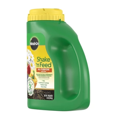 Miracle-Gro Shake 'N Feed All Purpose Continuous Release Plant Food 4.5lb 8 Miracle-Gro Shake 'N Feed All Purpose Continuous Release Plant Food 4.5lb - Image 6