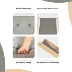 Costway Set Of 2 Foldable Wood Sling Beech Chairs W/ 3 Adjustable Positions&Free Cushion 16 Costway Set Of 2 Foldable Wood Sling Beech Chairs W/ 3 Adjustable Positions&Free Cushion -Sunnydaze Decor Store GUEST 98e97592 05de 4f06 abd3 e63098539d2b