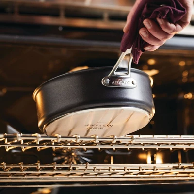 Anolon X Hybrid 3.5qt Nonstick Induction Saute Pan With Lid Super Dark Gray 8 Anolon X Hybrid 3.5qt Nonstick Induction Saute Pan With Lid Super Dark Gray - Image 6