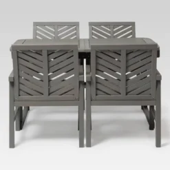 5pc Slatted Extendable Acacia Wood Patio Dining Set - Saracina Home 19 5pc Slatted Extendable Acacia Wood Patio Dining Set - Saracina Home -Sunnydaze Decor Store GUEST 99bbc339 5382 45b6 9821 1dac64db2b81