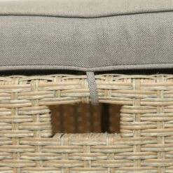 6pc Outdoor Rattan Wicker Set With Chairs, Ottomans & Table - Brown - WELLFOR -Sunnydaze Decor Store GUEST 99c6ffe6 1243 4c96 860c 1690f2a1316d