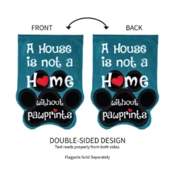 Evergreen Flag Paw Prints Garden Burlap Flag 12.5 X 18 Inches Indoor Outdoor Decor -Sunnydaze Decor Store GUEST 9a084f16 8a30 4f06 8de4 7681a3d52529