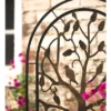 Plow & Hearth - Arched Metal Garden Trellis With Symbolic Tree Of Life Design, Weather-Resistant, Antique Copper 1 Plow & Hearth - Arched Metal Garden Trellis With Symbolic Tree Of Life Design, Weather-Resistant, Antique Copper -Sunnydaze Decor Store GUEST 9a95bc0f 3a5b 4f6d b0f8 949e454ca8bd