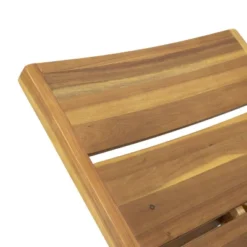 Kyoto 3pc Outdoor Acacia Wood Chaise Lounge Set - Teak/Yellow - Christopher Knight Home -Sunnydaze Decor Store GUEST 9aa4de78 040d 4747 b3af bfcff252b134