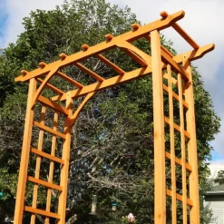 Sunnydaze Decor Sunnydaze Durable Wooden Arbor For Gardening, Walkways, And Wedding Decor With Weatherproof Finish - 78" -Sunnydaze Decor Store GUEST 9b011c15 fddd 4da0 b12e 94e66150dd7e