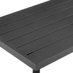 Dover 2pc Outdoor Rope Conversation Set With Loveseat & Coffee Table - Charcoal/Matte Black - Crosley -Sunnydaze Decor Store GUEST 9b6e6047 14df 4070 8870 9d17ac72818a