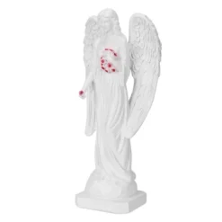 Techko Maid Resin/ABS Guardian Angel Closed Solar Outdoor Garden Statue Decor With Spotlight -Sunnydaze Decor Store GUEST 9bbed889 f52a 466d b7e9 8be074d8a9a7