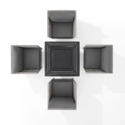 Richland 5pc Outdoor Wicker Conversation Set With Fire Table - Crosley 21 Richland 5pc Outdoor Wicker Conversation Set With Fire Table - Crosley -Sunnydaze Decor Store GUEST 9c733517 5428 4ff4 a123 219558fae871