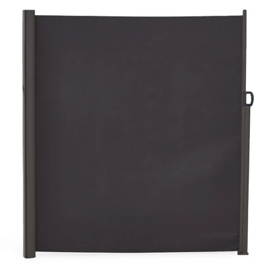 JOMEED UP023 118 By 78.5 Inch Folding Retractable Side Awning Privacy Wall, Gray 3 JOMEED UP023 118 By 78.5 Inch Folding Retractable Side Awning Privacy Wall, Gray