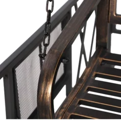 Two Seat Porch Swing With Hanging Chains - Captiva Designs -Sunnydaze Decor Store GUEST 9d16888a d3f8 4bd8 9171 2d4830a9bd4f