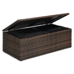 6pc Wicker Outdoor Conversation Set With Cushions - Orange - EDYO LIVING -Sunnydaze Decor Store GUEST 9d523dc6 d052 4435 83b3 502866537cf3