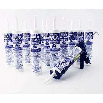 Bird-X 3pk Bird Proof Transparent Repellent Gel 4 Bird-X 3pk Bird Proof Transparent Repellent Gel - Image 2