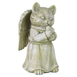 10.43" Resin Cat Angel Garden Statue Gray - Exhart 10 10.43" Resin Cat Angel Garden Statue Gray - Exhart -Sunnydaze Decor Store GUEST 9fe0e1fc 86bf 404b 90ff 4121654384be