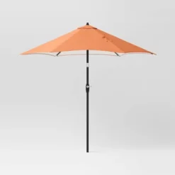 9'x9' Patio Market Umbrella - Black Pole - Room Essentials™ -Sunnydaze Decor Store GUEST a0569bfd e9d1 4b1b 82f7 723fa3b0290f