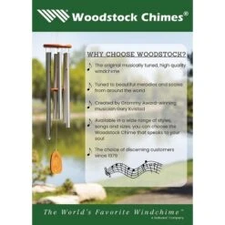 Woodstock Wind Chimes Signature Collection, Chimes Of Olympos, 36'' Silver Wind Chime OWS 11 Woodstock Wind Chimes Signature Collection, Chimes Of Olympos, 36'' Silver Wind Chime OWS -Sunnydaze Decor Store GUEST a0bbf3da 0d84 46eb 8442 6cb5e82e1720 1