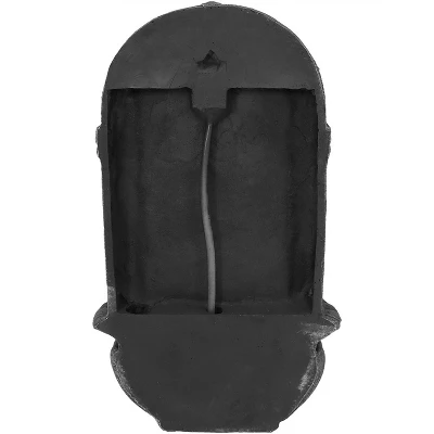 Sunnydaze Decor Sunnydaze 27"H Solar-Powered Polystone Florence Outdoor Wall-Mount Water Fountain 8 Sunnydaze Decor Sunnydaze 27"H Solar-Powered Polystone Florence Outdoor Wall-Mount Water Fountain - Image 6