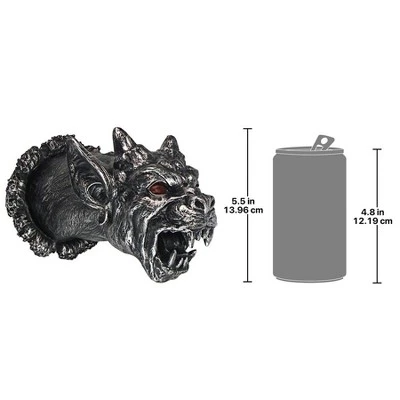 Design Toscano Gothic Gargoyle Cathedral Devil Dog Illuminated Wall Sculpture 8 Design Toscano Gothic Gargoyle Cathedral Devil Dog Illuminated Wall Sculpture - Image 6