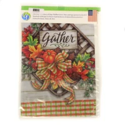 Home & Garden Gather Basket Flag - One Garden Flag 18 Inches - Autumn Pumpkins Ribbon - 4401Fm - Polyester - Multicolored 5 Home & Garden Gather Basket Flag - One Garden Flag 18 Inches - Autumn Pumpkins Ribbon - 4401Fm - Polyester - Multicolored -Sunnydaze Decor Store GUEST a27793ee e969 48d7 9fc8 2cbc19c66df1