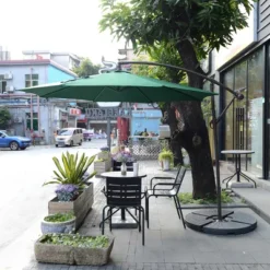 Nature Spring Offset Swivel Patio Umbrella - 10', Green 12 Nature Spring Offset Swivel Patio Umbrella - 10', Green -Sunnydaze Decor Store GUEST a2b7dae1 d080 431f a8a0 084c0a413ddf