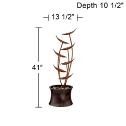 John Timberland Tiered Copper Leaves Modern Cascading Tiered Leaves Outdoor Floor Water Fountain 41" For Yard Garden Patio Deck Porch Balcony Roof 11 John Timberland Tiered Copper Leaves Modern Cascading Tiered Leaves Outdoor Floor Water Fountain 41" For Yard Garden Patio Deck Porch Balcony Roof -Sunnydaze Decor Store GUEST a2f426ba 39aa 43dd 9ddf 96975756740d