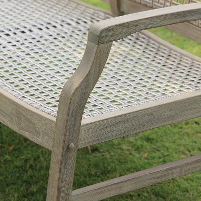 Teak Zuma Patio Sofa Gray - Cambridge Casual 7 Teak Zuma Patio Sofa Gray - Cambridge Casual - Image 5