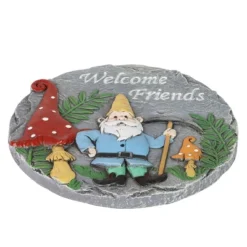 Welcome Friends Garden Gnome Stone - Exhart 12 Welcome Friends Garden Gnome Stone - Exhart -Sunnydaze Decor Store GUEST a5ba26fe 3457 480d 917d 12fda09fd7a1