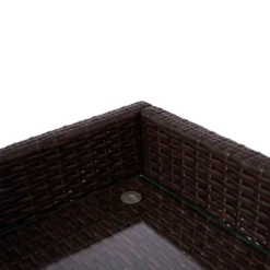 Teamson Home 39.5" Veronica Rolling Outdoor PE Rattan Bar Cart With Storage, Brown 22 Teamson Home 39.5" Veronica Rolling Outdoor PE Rattan Bar Cart With Storage, Brown -Sunnydaze Decor Store GUEST a5d56a3f b992 450d 84c5 cf5a3ca90333