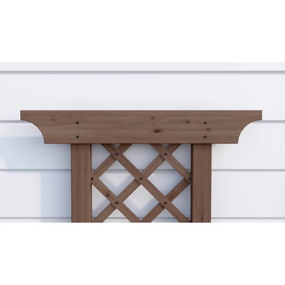 Ridgewood 6' Cedar Outdoor Trellis - Vita 5 Ridgewood 6' Cedar Outdoor Trellis - Vita - Image 3