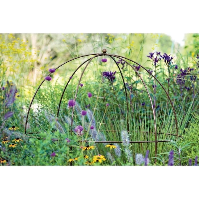 Gardeners Supply Company Jardin Bird Cage Plant Support | Large Sturdy Grow-Through Steel Flower Support Trellis And Garden Decor | Best To Support 4 Gardeners Supply Company Jardin Bird Cage Plant Support | Large Sturdy Grow-Through Steel Flower Support Trellis And Garden Decor | Best To Support - Image 2