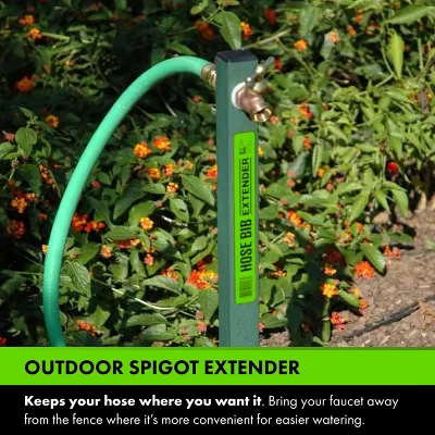Yard Butler Hose Bib Extender - Outdoor Faucet Extender And Remote Spigot - Puts Your Garden Hose Where You Want It - IHBE-6 3 Yard Butler Hose Bib Extender - Outdoor Faucet Extender And Remote Spigot - Puts Your Garden Hose Where You Want It - IHBE-6