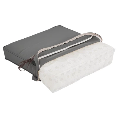 Montlake Fadesafe Square Patio Dining Seat Cushion Set - Charcoal Gray - Classic Accessories 4 Montlake Fadesafe Square Patio Dining Seat Cushion Set - Charcoal Gray - Classic Accessories - Image 2