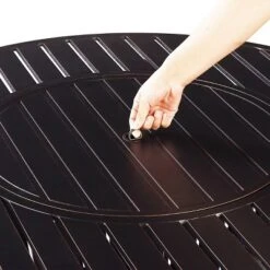 5pc Set With 44" Outdoor Aluminum Round Fire Table & 4 Deep Seating Swivel Rocking Chairs & Wind Blocker Lid - Oakland Living 21 5pc Set With 44" Outdoor Aluminum Round Fire Table & 4 Deep Seating Swivel Rocking Chairs & Wind Blocker Lid - Oakland Living -Sunnydaze Decor Store GUEST a9753cfb 6a27 4546 a592 b97b2e8cb7c4