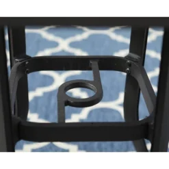 Outdoor Cast Aluminum Table With 1.97" Umbrella Hole - Brown - Captiva Designs 8 Outdoor Cast Aluminum Table With 1.97" Umbrella Hole - Brown - Captiva Designs -Sunnydaze Decor Store GUEST a9b43383 1e20 403b ba52 959221c36515