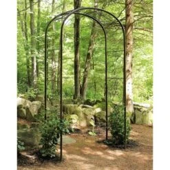 Achla Designs 99" Elegant Handcrafted Ferro Firenze Iron Garden Arbor Roman Bronze Powder Coated -Sunnydaze Decor Store GUEST a9bd270b e016 4cef af4c b8f47d8d0871