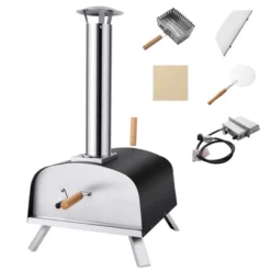 Costway 12" Multi-Fuel Pizza Oven Propane & Wood Fired Pizza Maker Portable -Sunnydaze Decor Store GUEST ab22d72c 62df 436c b428 746fbd5bafe8