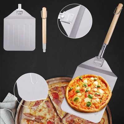 Royal Gourmet 3pc Pizza Set For Grill Oven With 14'' Round Pizza Cordierite Stone 4 Royal Gourmet 3pc Pizza Set For Grill Oven With 14'' Round Pizza Cordierite Stone - Image 2