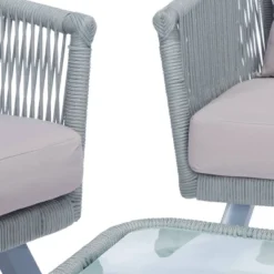 Belmi 4pc Rope Living Set - Gray - Safavieh 16 Belmi 4pc Rope Living Set - Gray - Safavieh -Sunnydaze Decor Store GUEST ae557dca 9d45 4b3d a598 15e7371ce93a