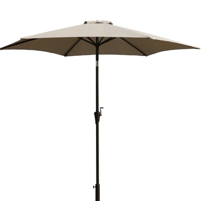 9' Aluminum Outdoor Patio Umbrella With Carry Bag - Wellfor 12 9' Aluminum Outdoor Patio Umbrella With Carry Bag - Wellfor - Image 10