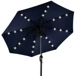 Best Choice Products 10ft Solar LED Lighted Patio Umbrella W/ Tilt Adjustment, UV-Resistant Fabric -Sunnydaze Decor Store GUEST af286a54 7bb0 48ae bc92 e5d9580338d4
