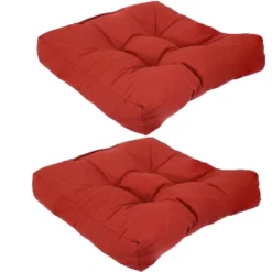 Sunnydaze Decor Sunnydaze Indoor/Outdoor Square Tufted Patio Chair Seat And Back Cushions - 20" - 2pk 19 Sunnydaze Decor Sunnydaze Indoor/Outdoor Square Tufted Patio Chair Seat And Back Cushions - 20" - 2pk -Sunnydaze Decor Store GUEST b07292a2 0c91 4c7c a955 82619b02ca4e