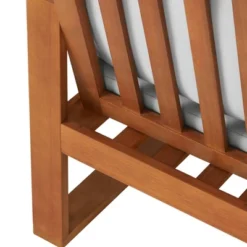 Grafton Eucalyptus 2 Seat Outdoor Bench With Cushions - Gray/Natural - Alaterre Furniture -Sunnydaze Decor Store GUEST b0a0ff14 2383 4894 8116 a979bd32ebb9