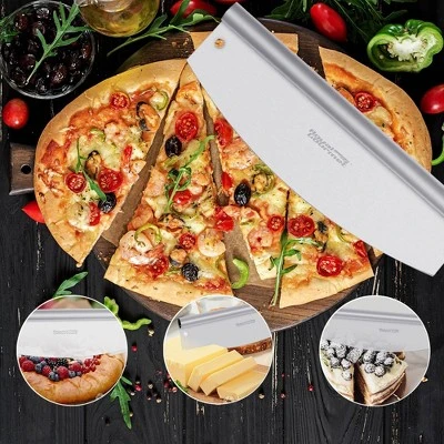 Royal Gourmet 3pc Pizza Set For Grill Oven With 14'' Round Pizza Cordierite Stone 5 Royal Gourmet 3pc Pizza Set For Grill Oven With 14'' Round Pizza Cordierite Stone - Image 3