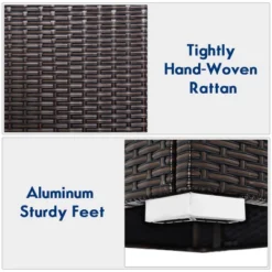 Costway 2PCS Patio Rattan Armless Sofa Sectional Furniture 15 Costway 2PCS Patio Rattan Armless Sofa Sectional Furniture -Sunnydaze Decor Store GUEST b2b5be45 98c5 4ba0 aea5 2e574f60f5a4